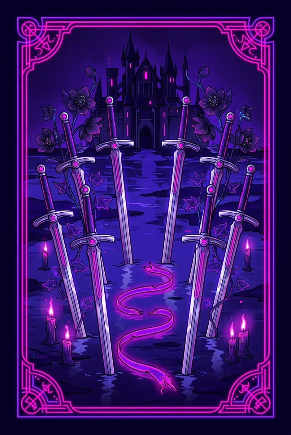 Eight of Swords, reversed, a Core tarot card