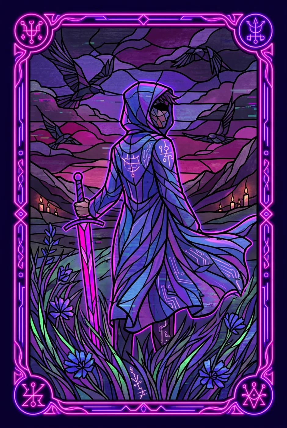Page of Swords, reversed, a Core tarot card