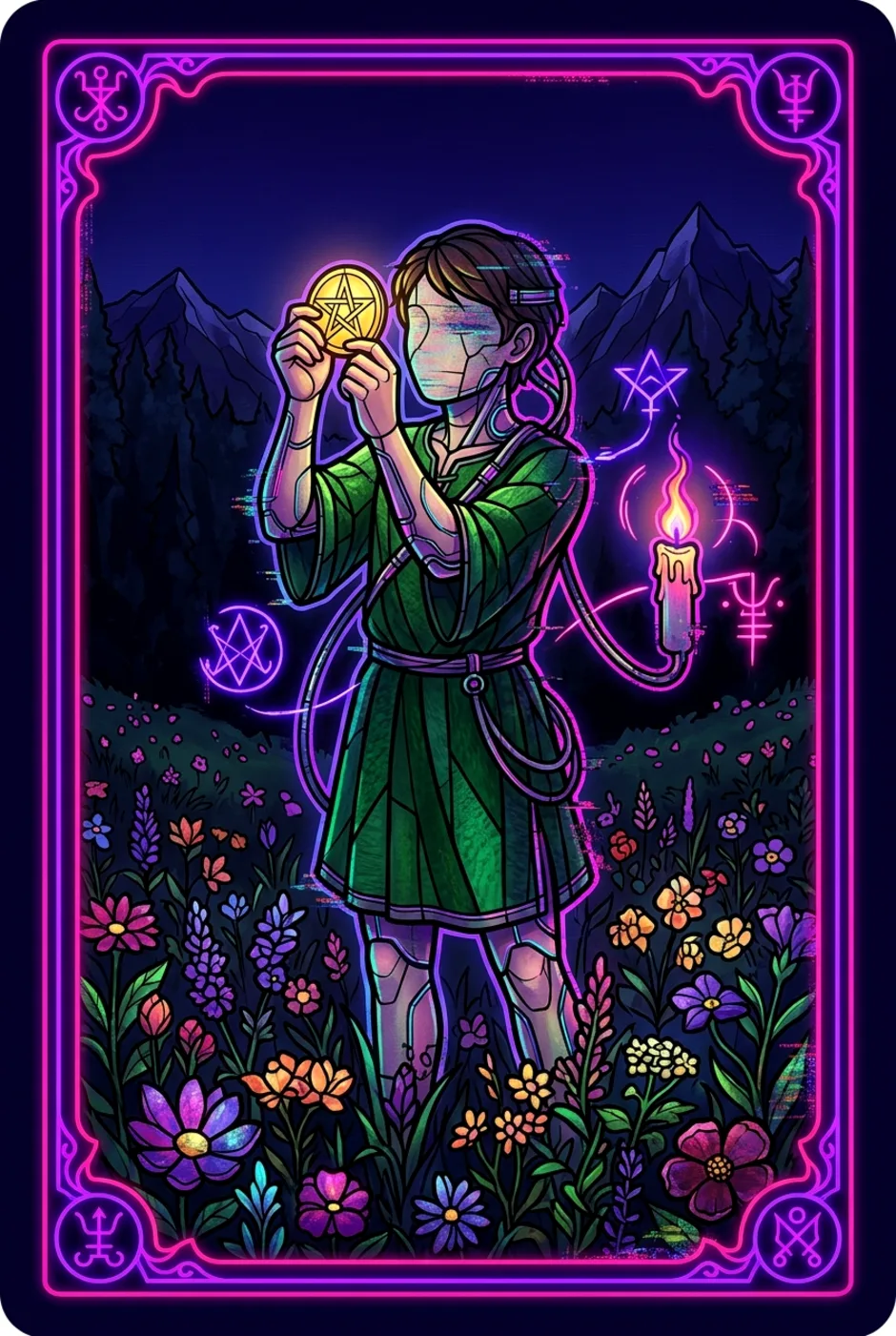 Page of Pentacles, upright, a Core tarot card
