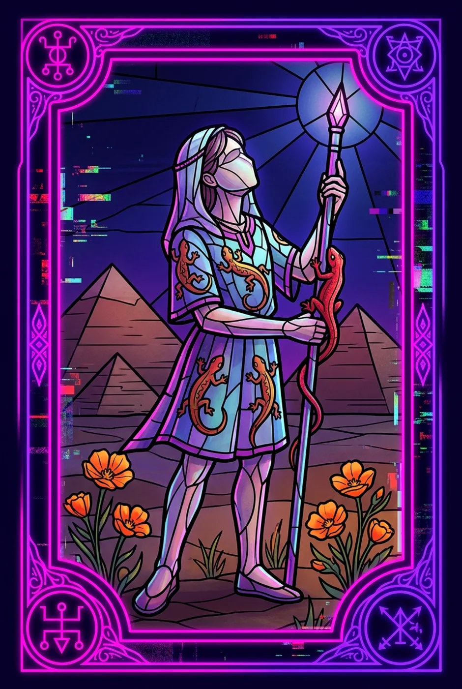 Page of Wands, upright, a Core tarot card
