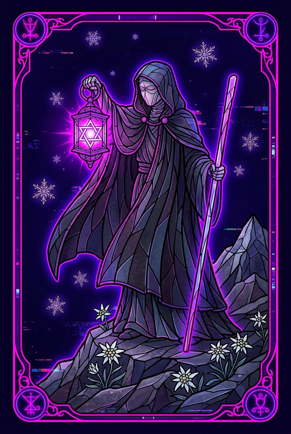 The Hermit, reversed, a Core tarot card