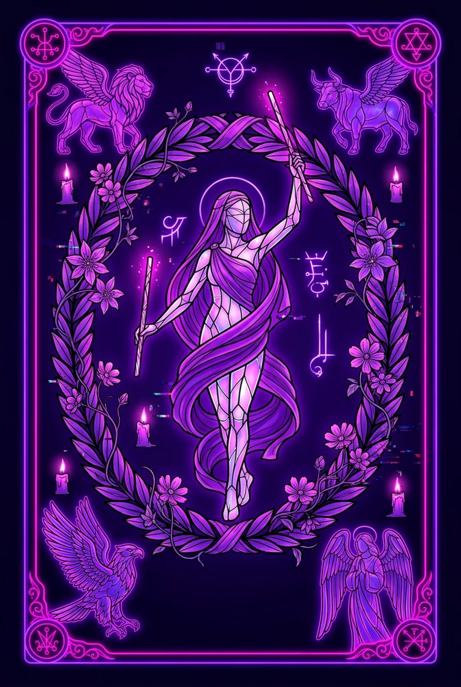 The World, reversed, a Core tarot card