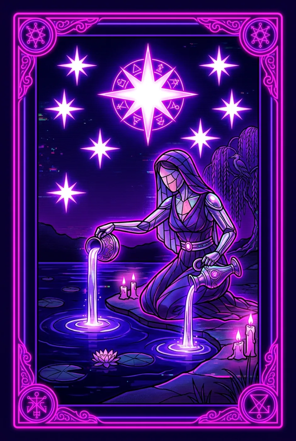 The Star, upright, a Core tarot card