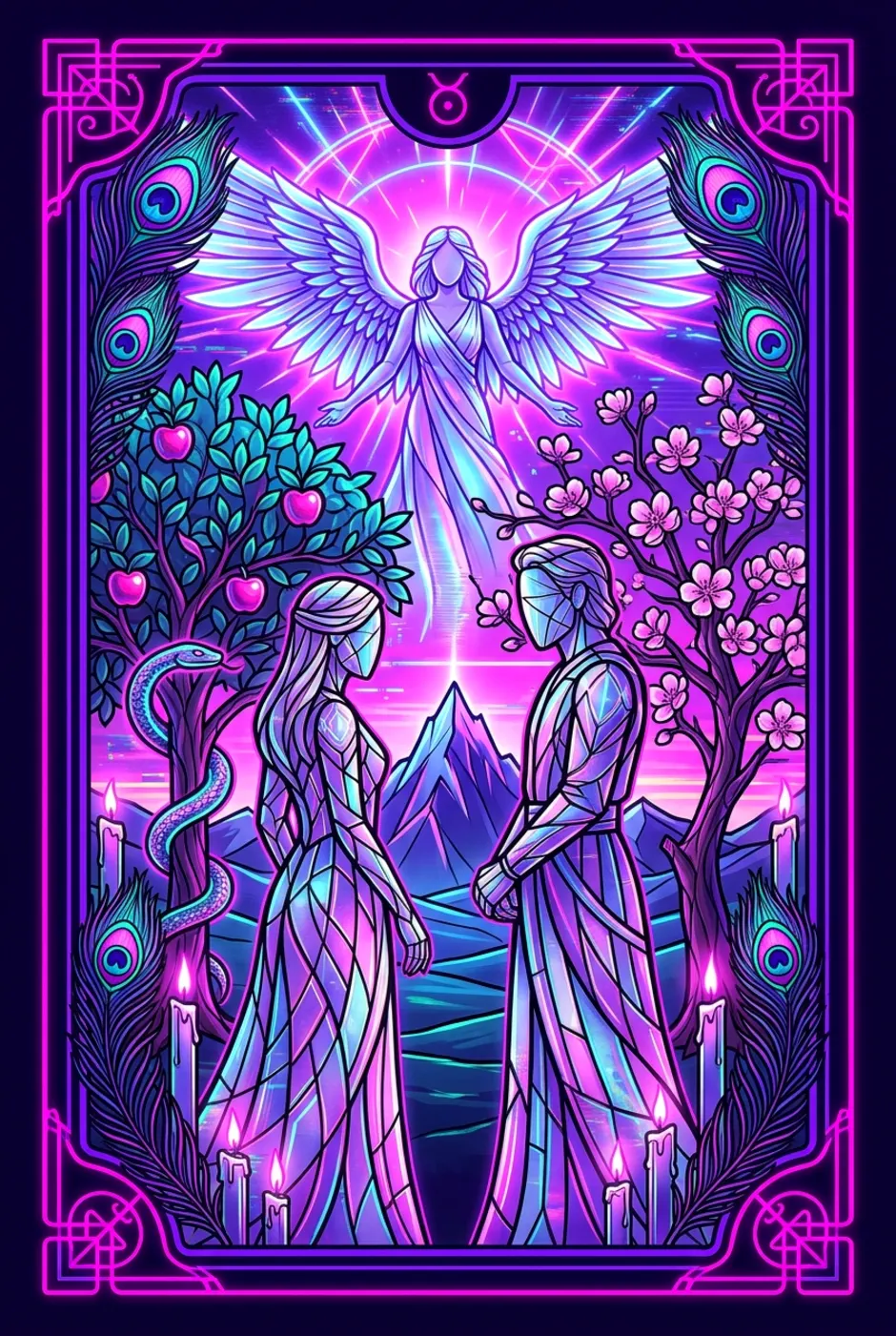 The Lovers, reversed, a Core tarot card