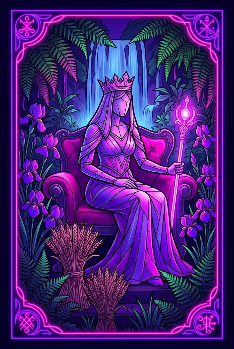 The Empress, reversed, a Core tarot card
