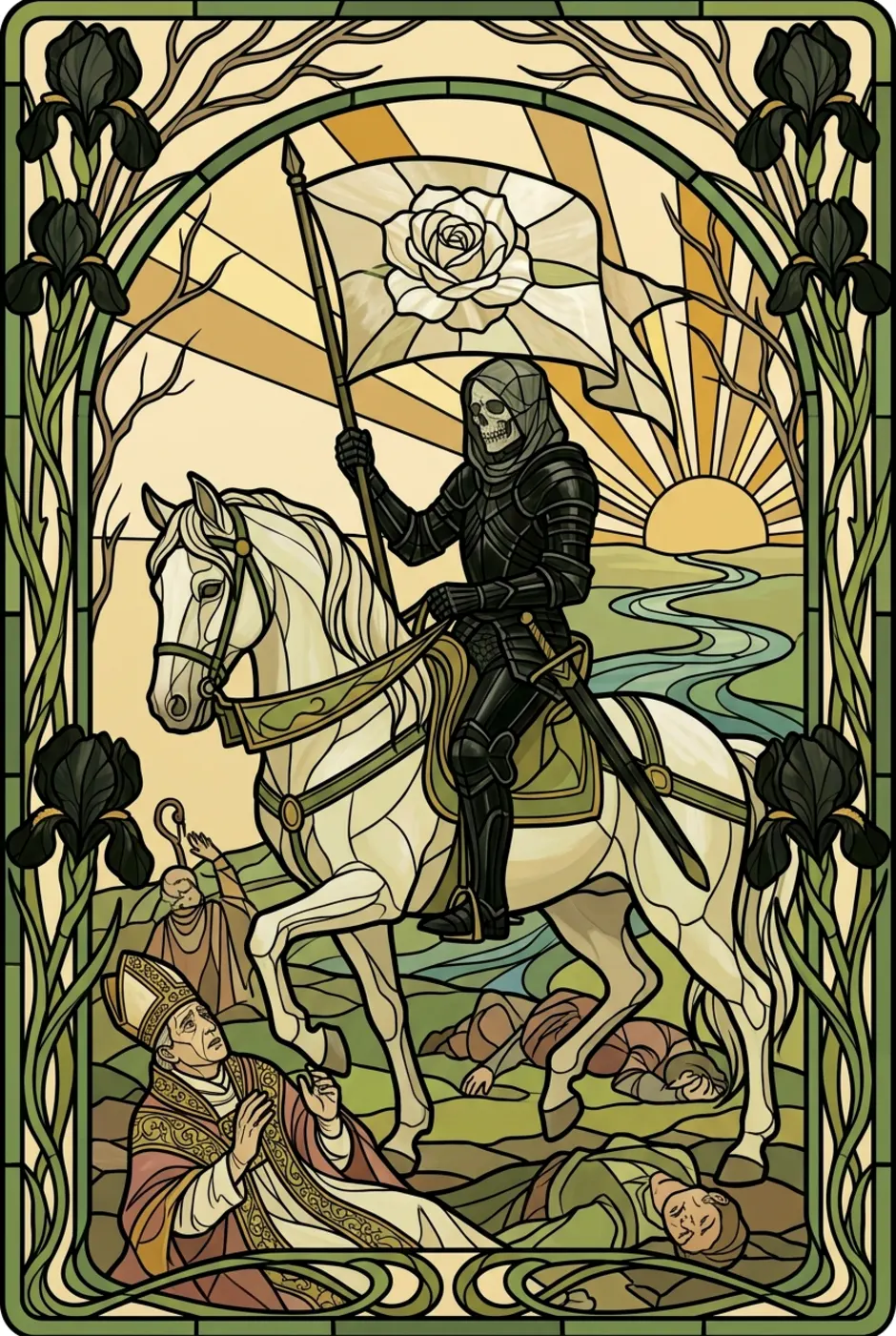 Death, reversed, a L'Heure Verte tarot card